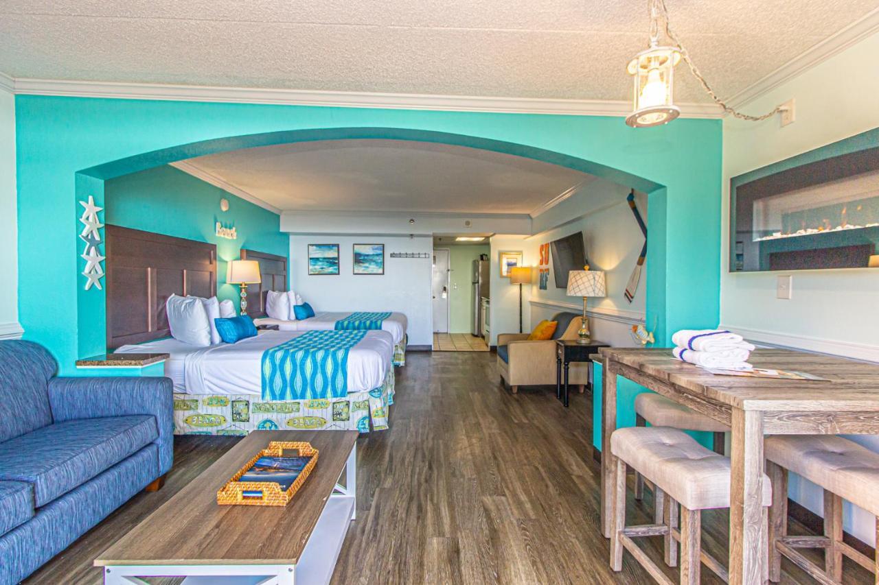 Oversized Ocean View Queen Suite With Beautiful Fireplace And Accents - Sleeps 4 Guests! Myrtle Beach Exterior foto