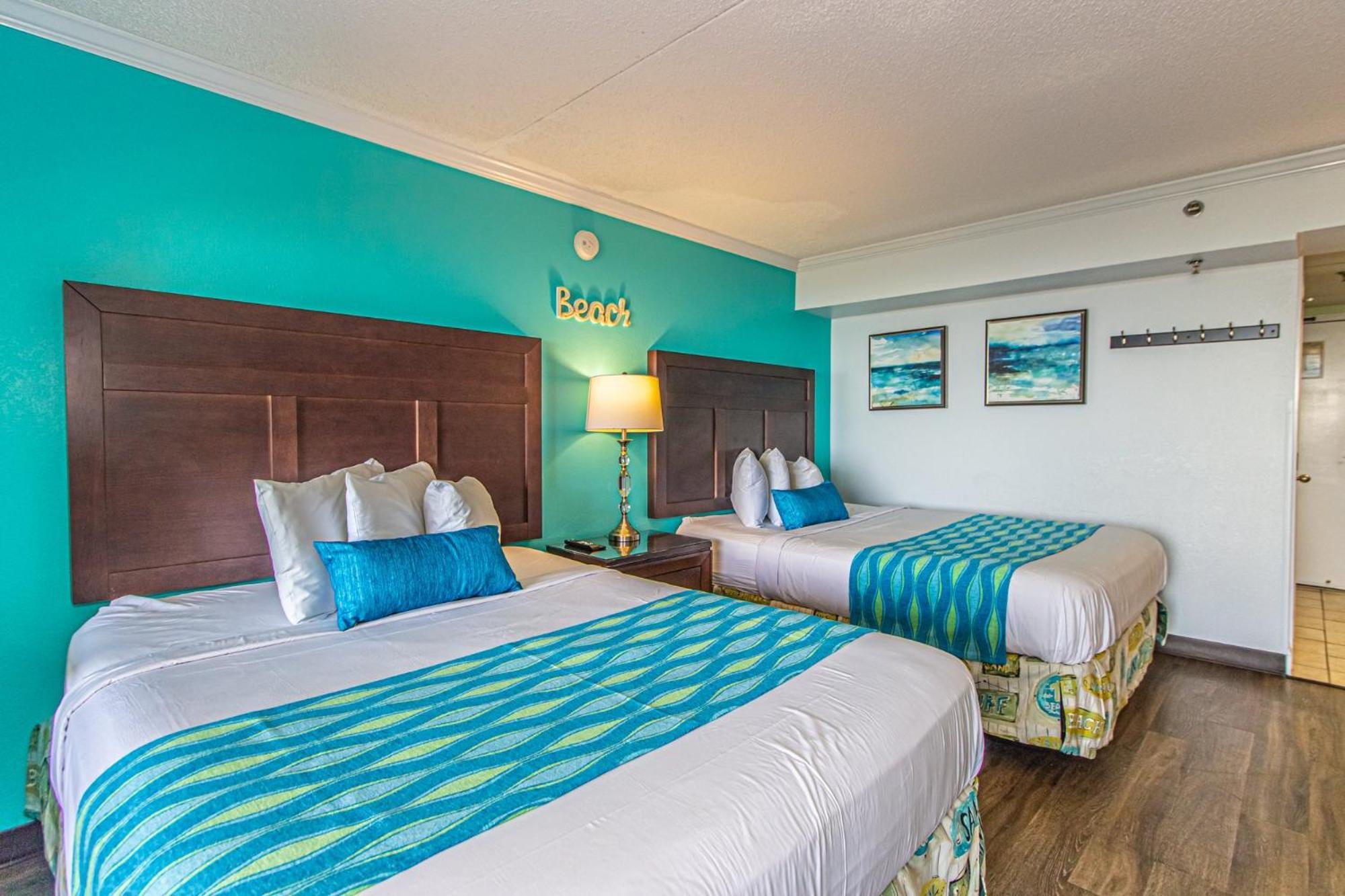 Oversized Ocean View Queen Suite With Beautiful Fireplace And Accents - Sleeps 4 Guests! Myrtle Beach Quarto foto